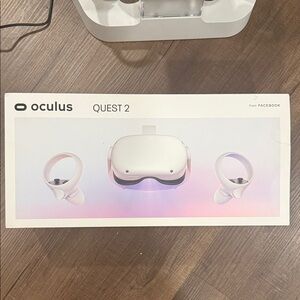Oculus Quest 2 Standalone VR Headset - White with charging station